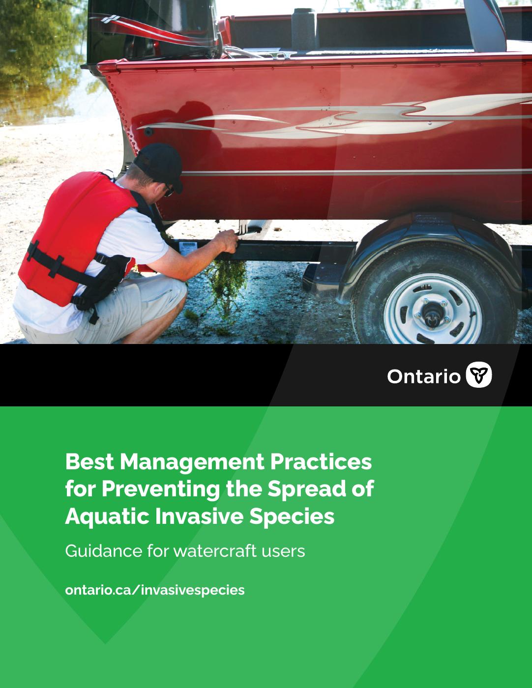 Best Management Practices For Preventing The Spread Of Aquatic Invasive