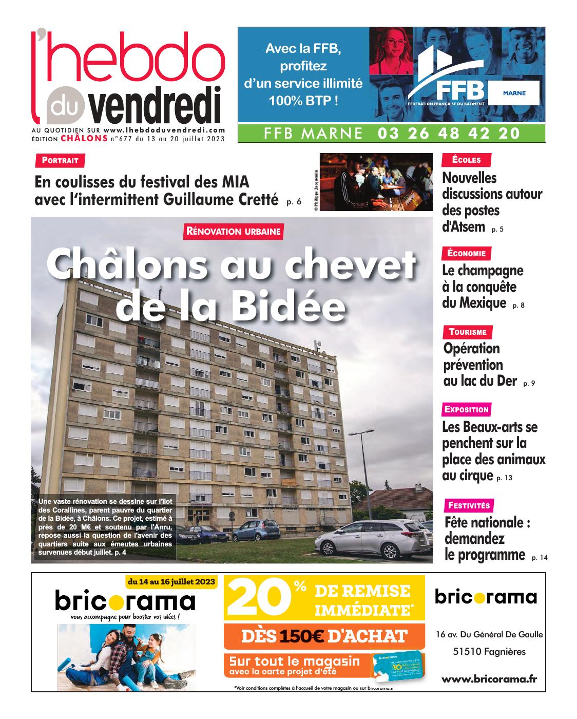 L Hebdo Du Vendredi Ch Lons