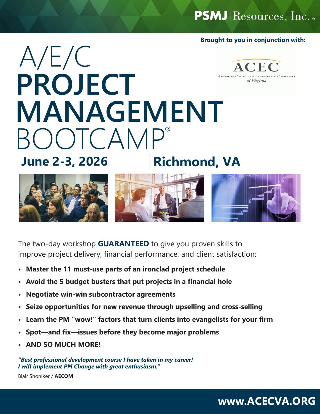 PSMJ Project Management Bootcamp - June 2026 | PDF to Flipbook