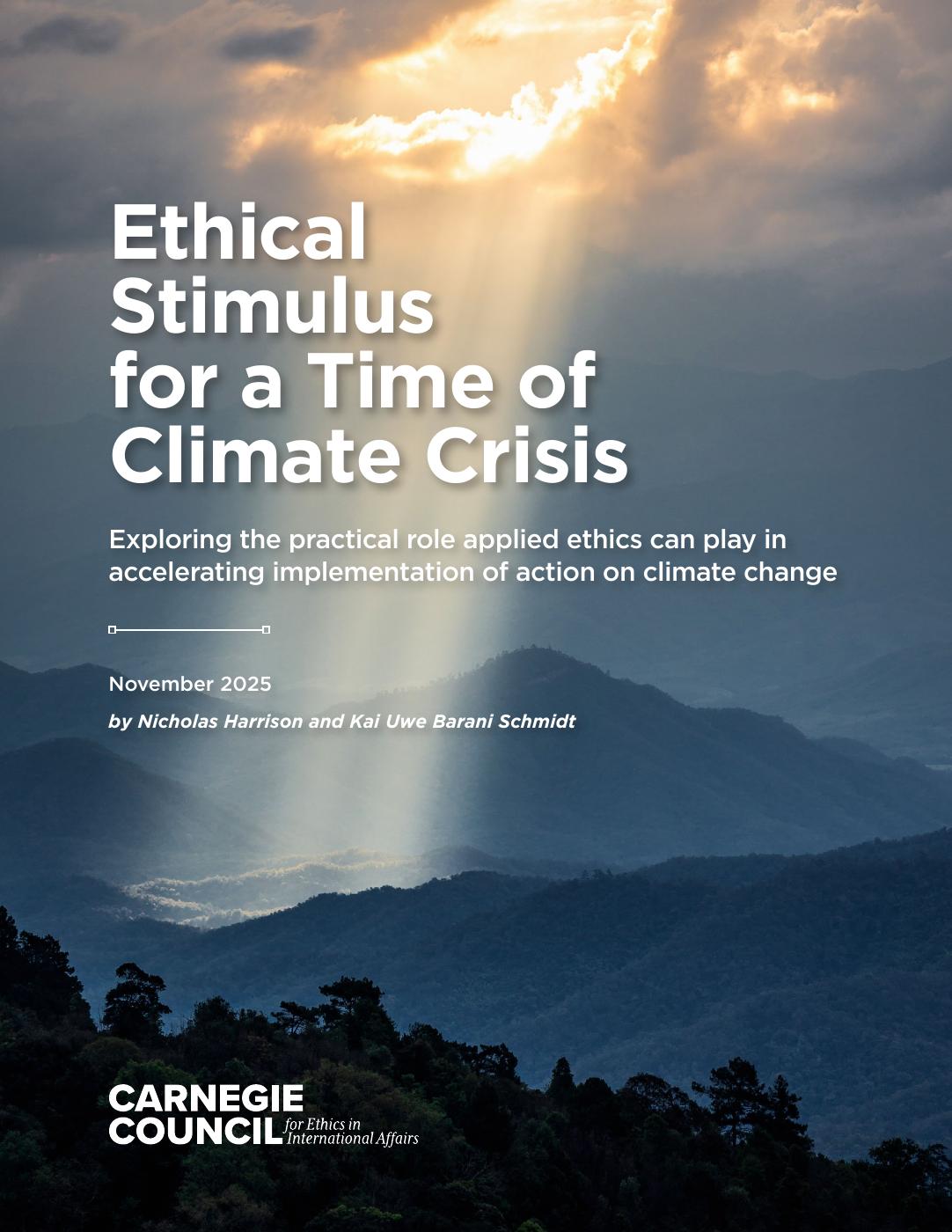 Ethical Stimulus for a Time of Climate Crisis