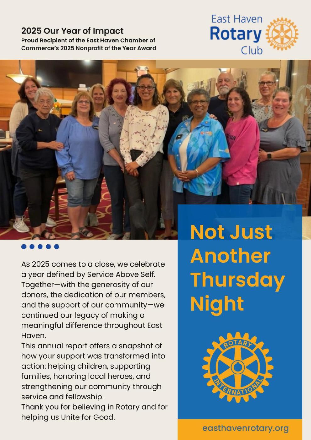 East Haven Rotary Newsletter 2025 | PDF to Flipbook
