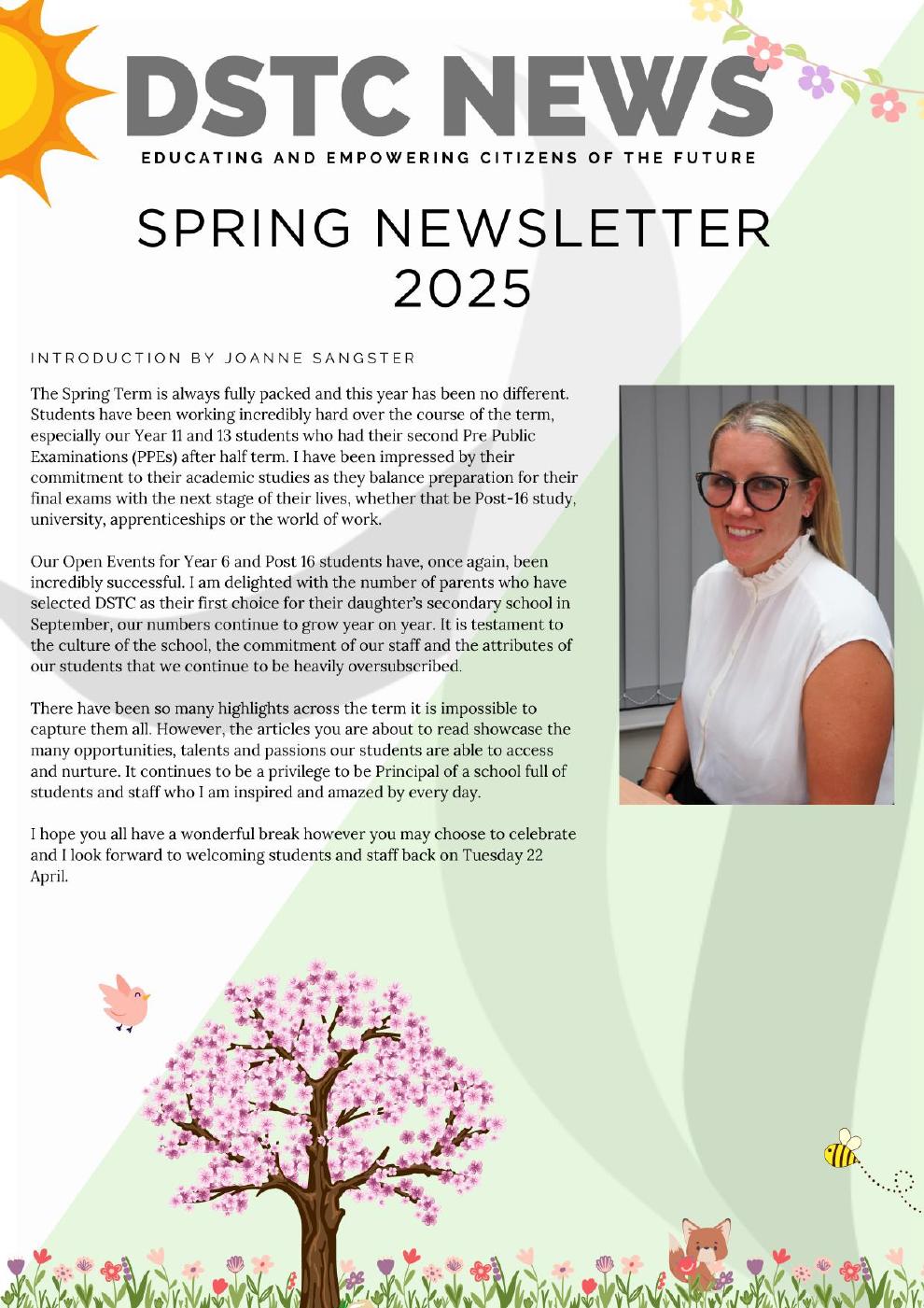DSTC Spring newsletter 2025