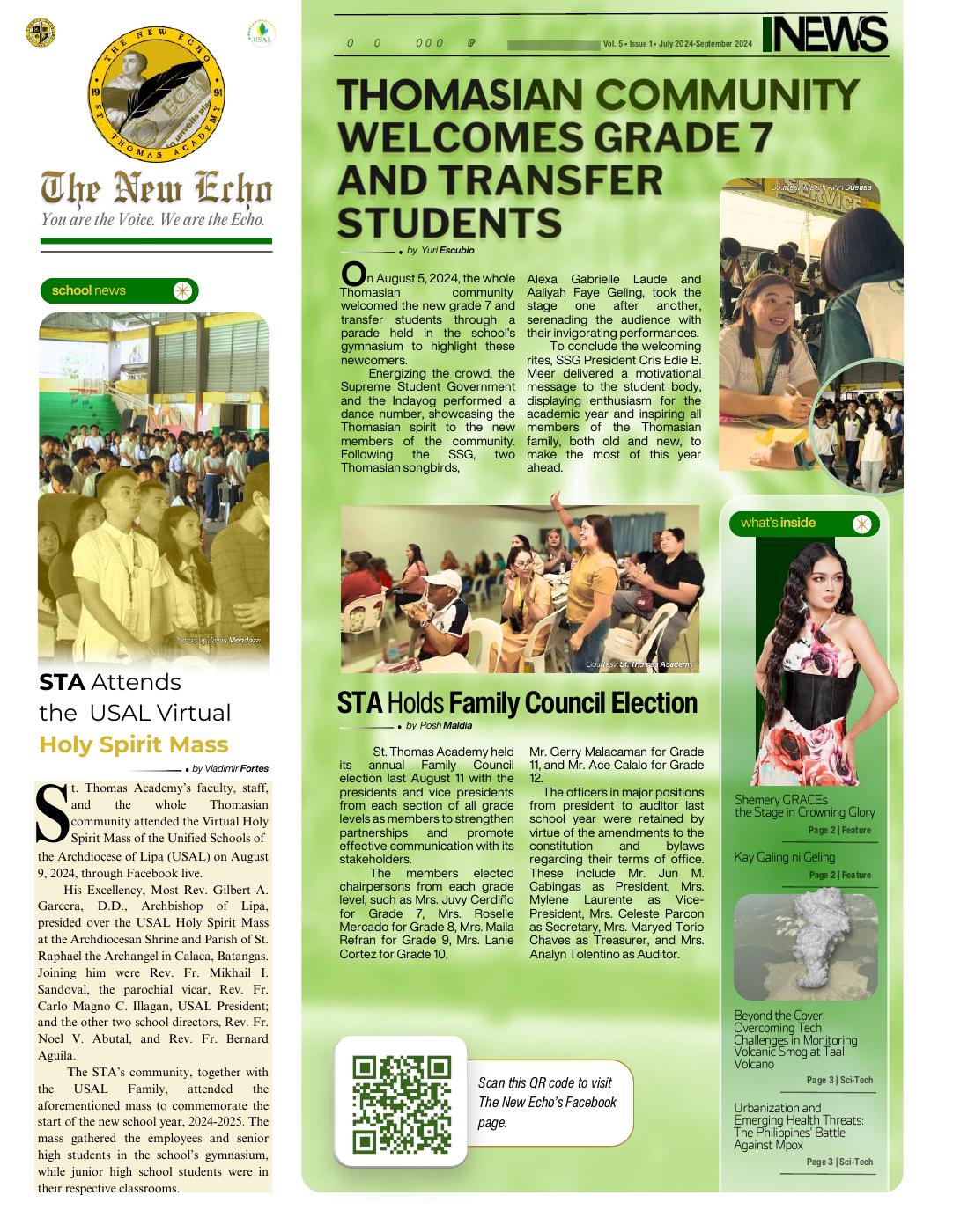 The New Echo's August Issue. | PDF to Flipbook