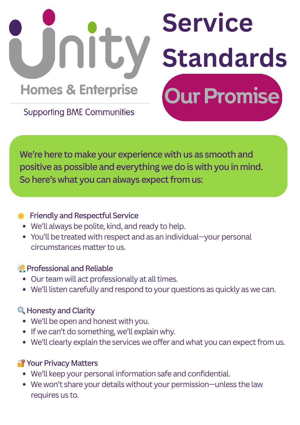 Unity Service Standards | PDF to Flipbook