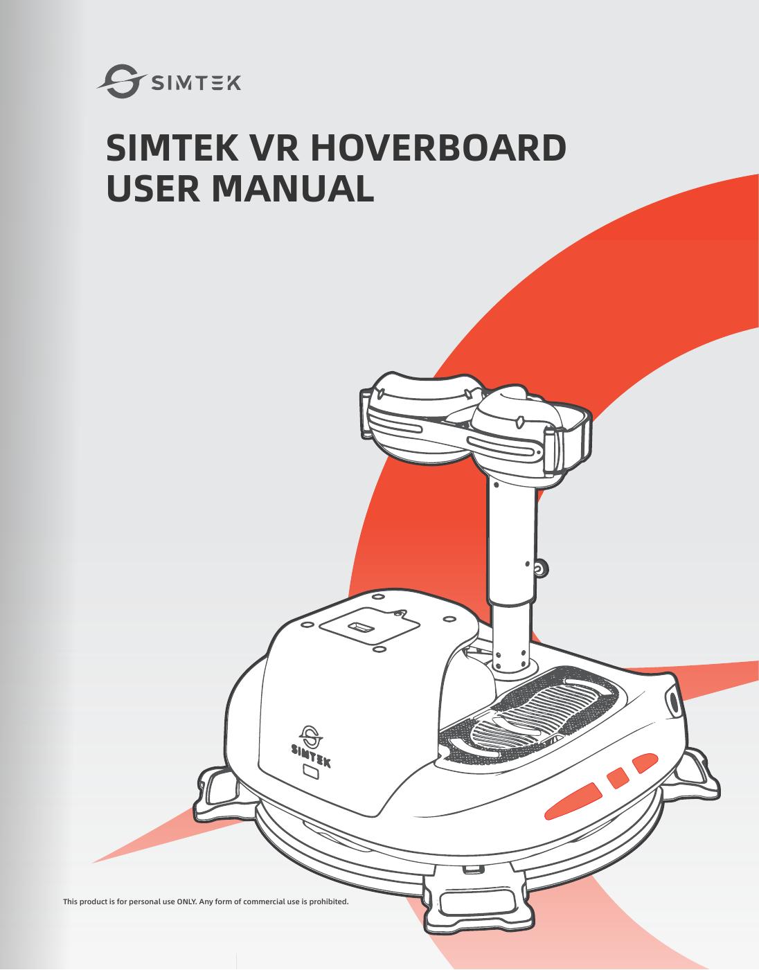 SIMTEK VR Hoverboard User Manual | PDF to Flipbook