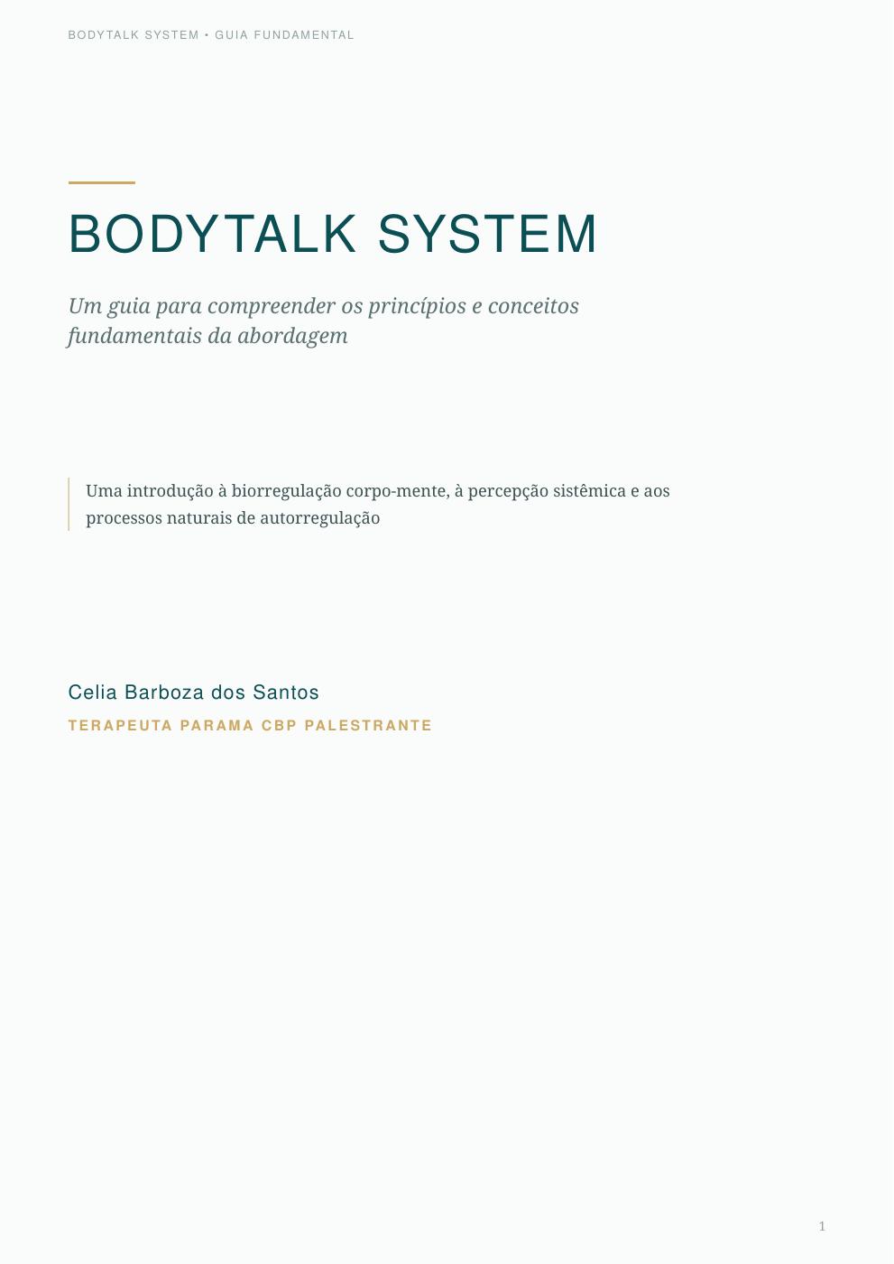 BodyTalk - Guia Básico 