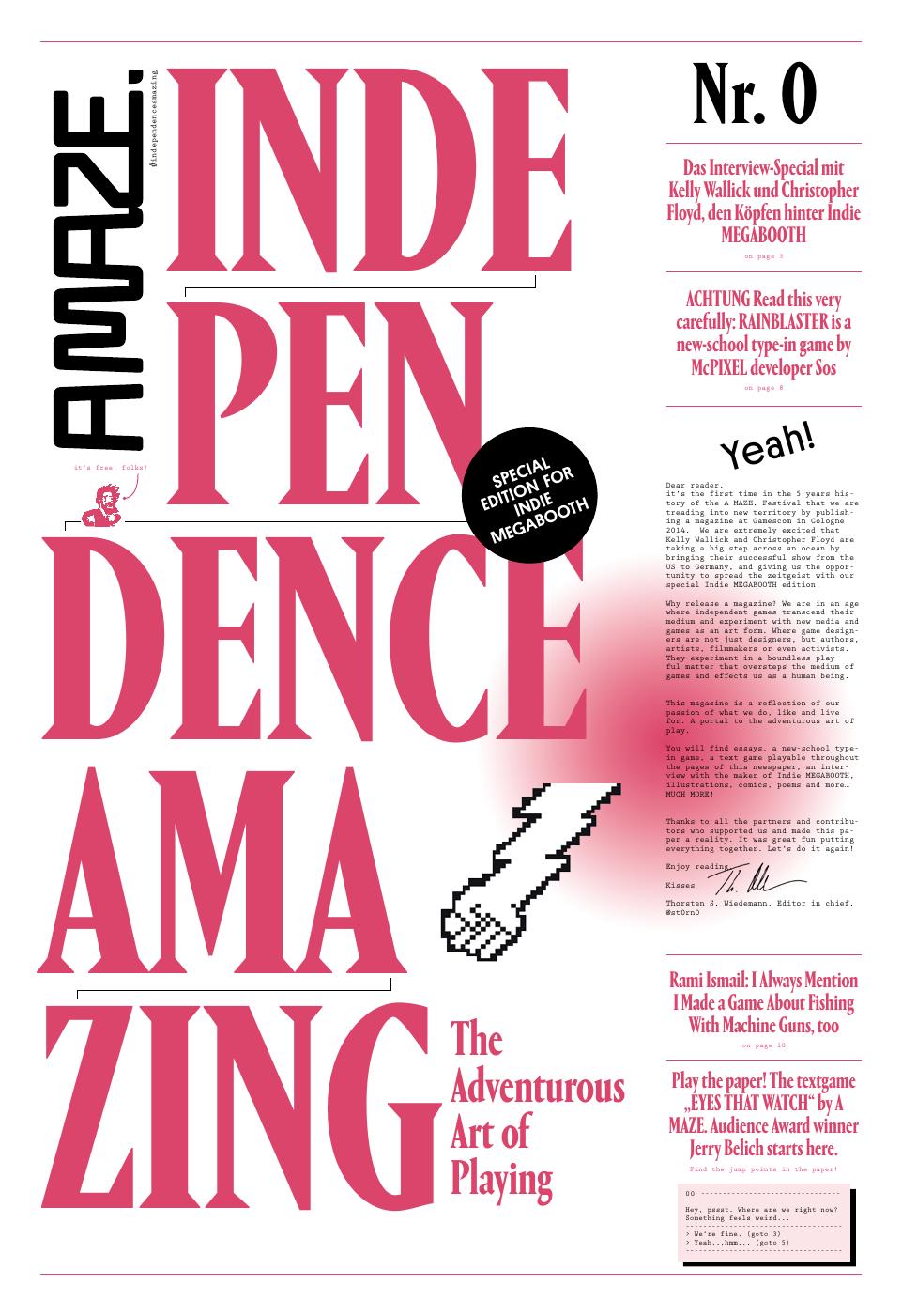 A MAZE. Magazine 00 - Independence Amazing | PDF to Flipbook