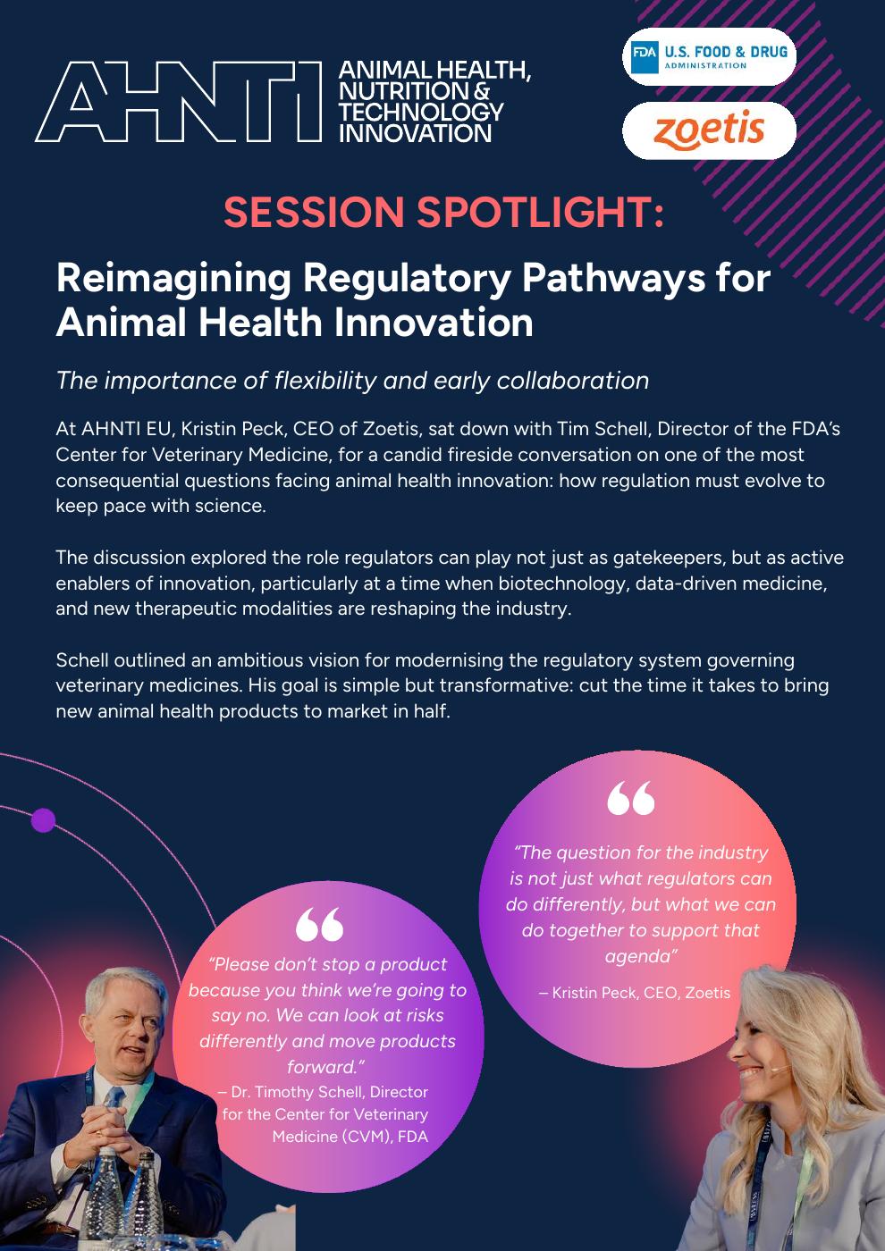 Reimagining Regulatory Pathways for Animal Health Innovation