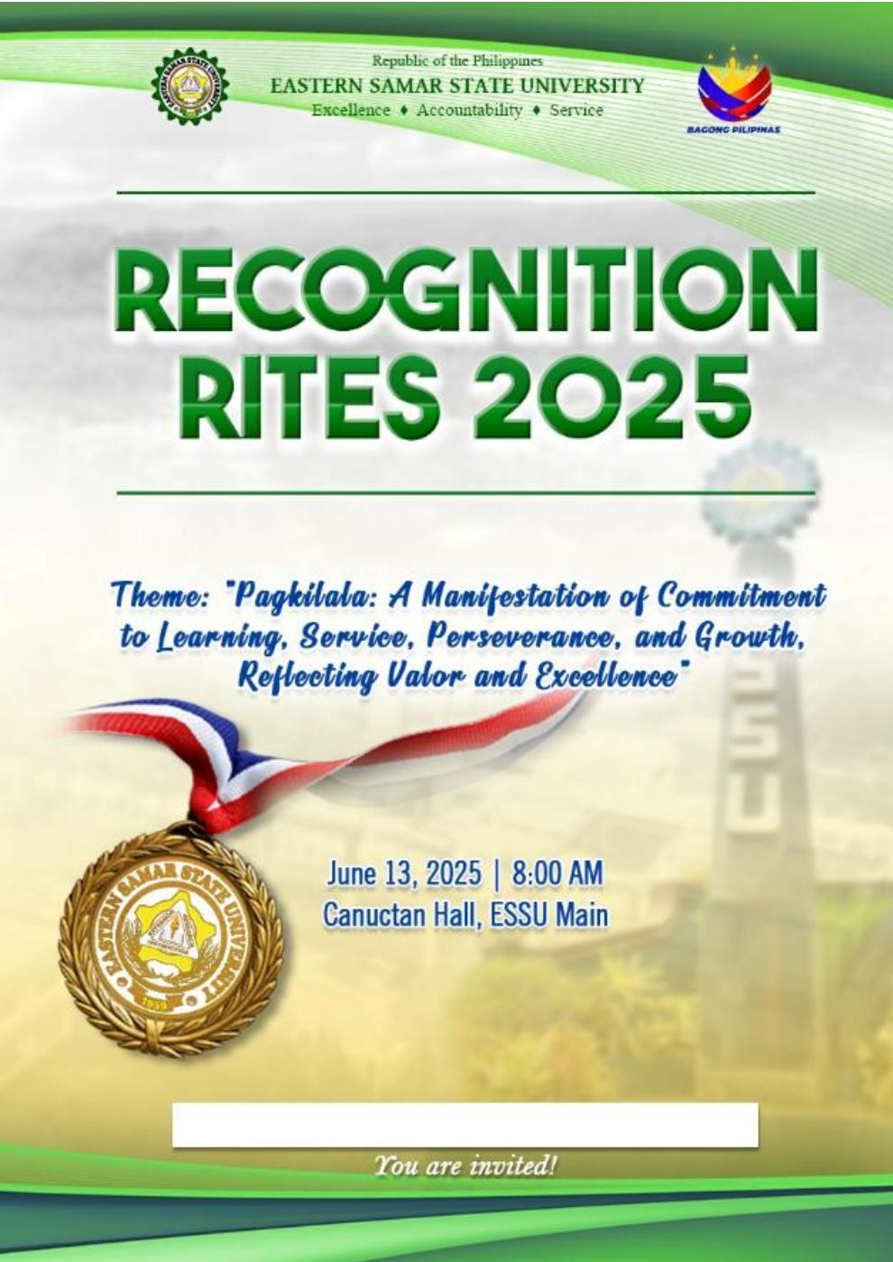 2025 Recognition Rites | PDF to Flipbook