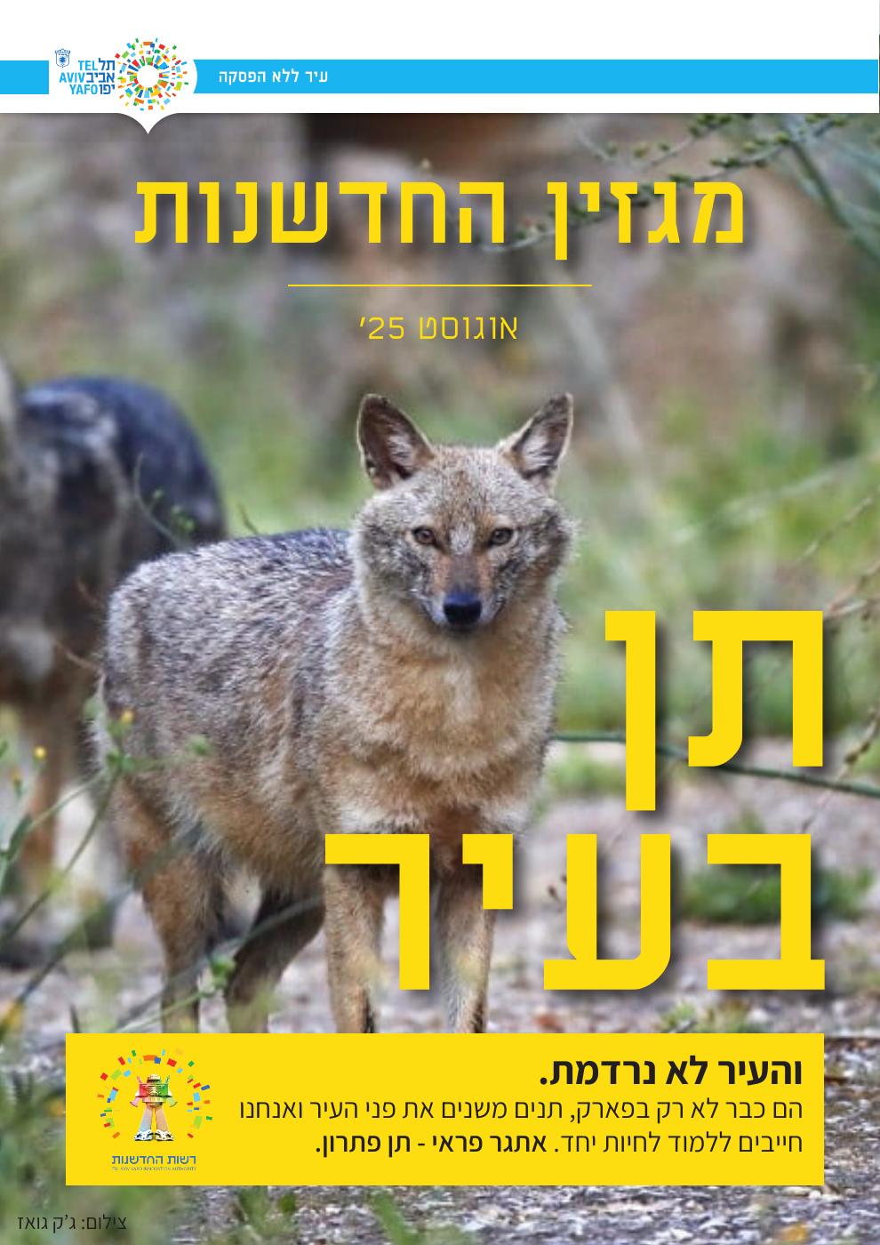 מגזין אוגוסט 2025 | תן בעיר | PDF to Flipbook