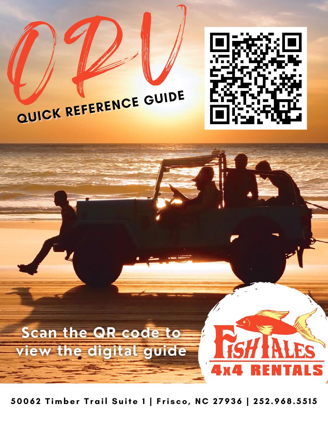 Fish Tales 4x4 ORV Quick Reference Guide