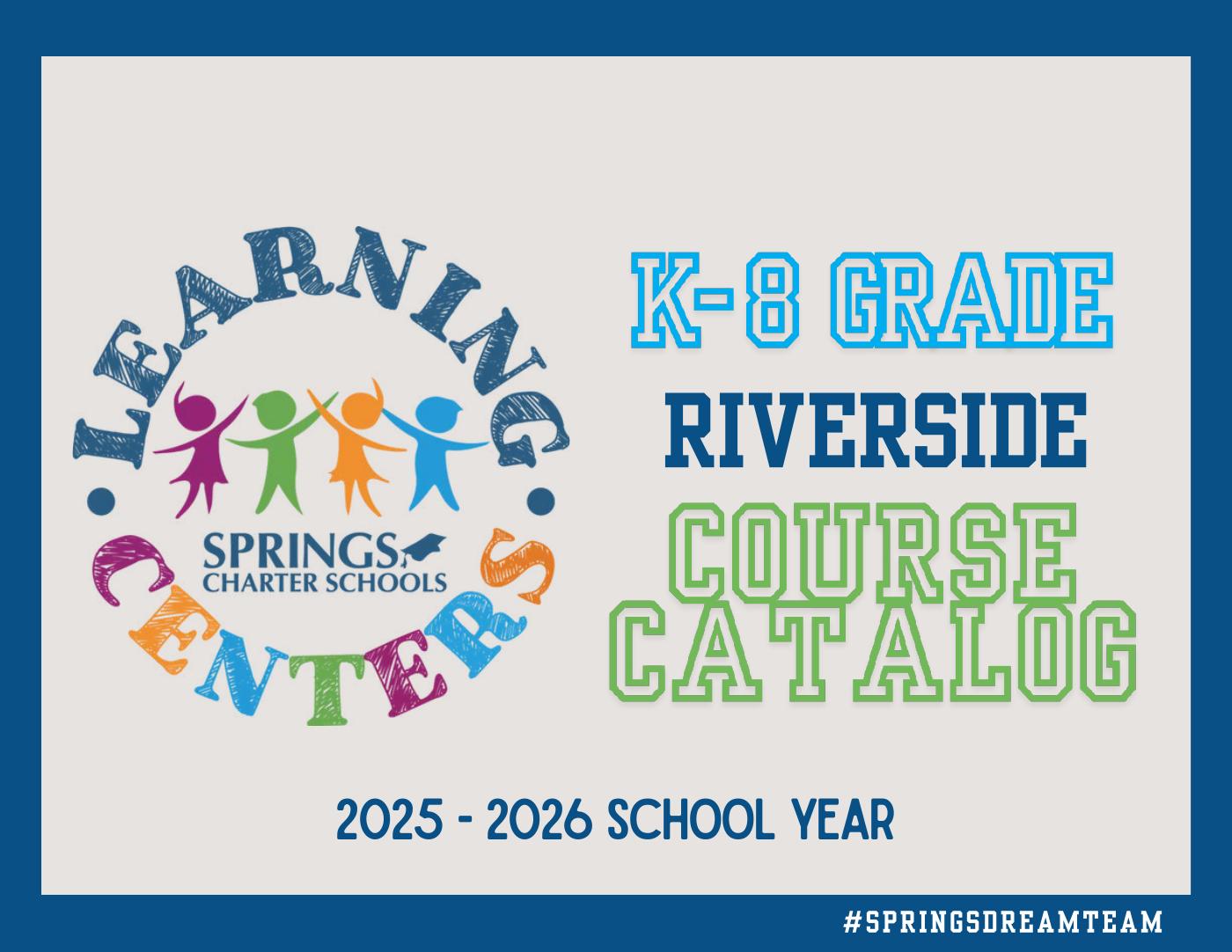 RIVERSIDE Course Catalog