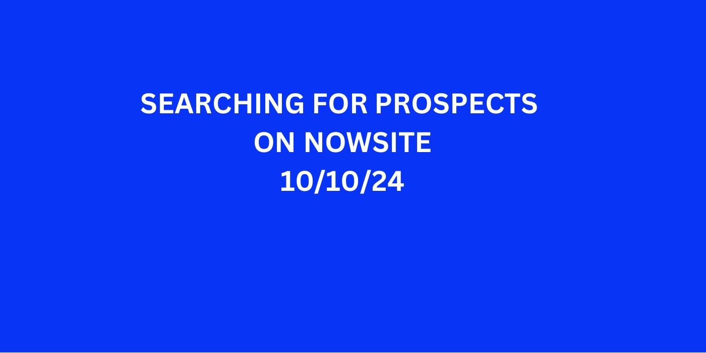 Searching For Prospects