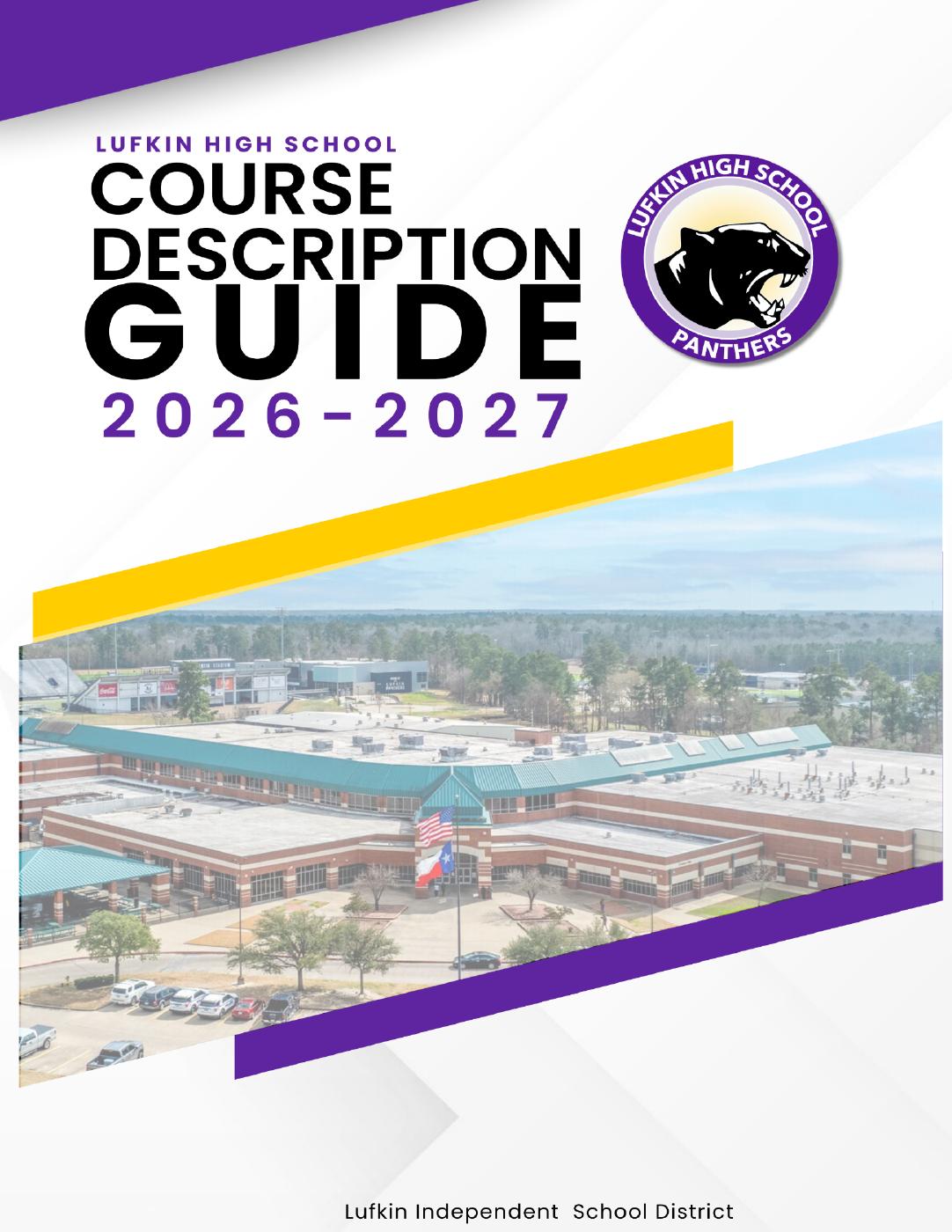 Lufkin High School Course Description Guide
