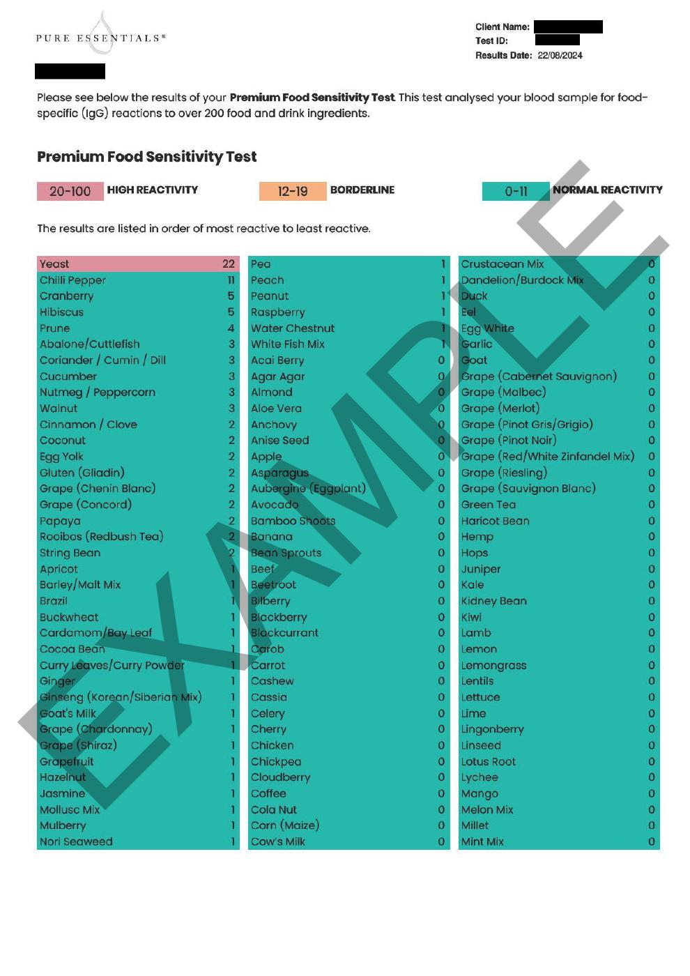premium-food-sensitivity-test-result-example-pdf-to-flipbook