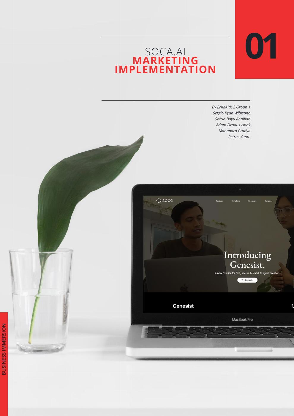 Business Immersion E-Paper: Case Study on SOCA.AI | PDF to Flipbook
