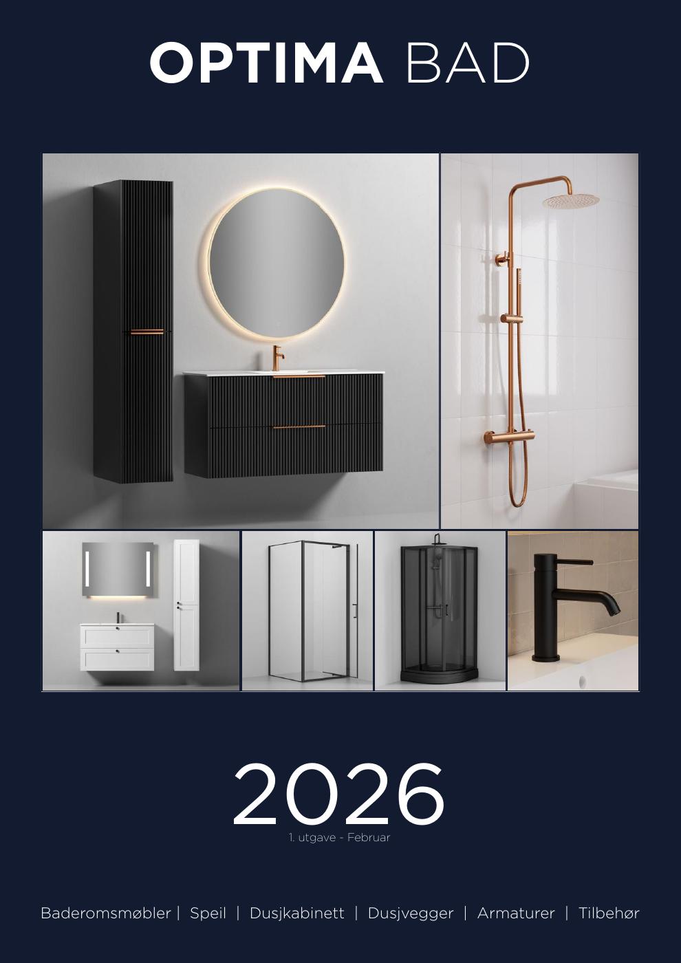 Optima Bad - Baderomskatalog 2026 (1)