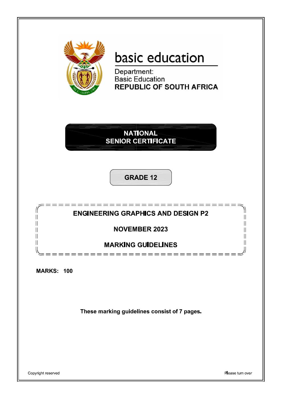 Gr12 EGD P2 Nov 2023 Memo | PDF to Flipbook