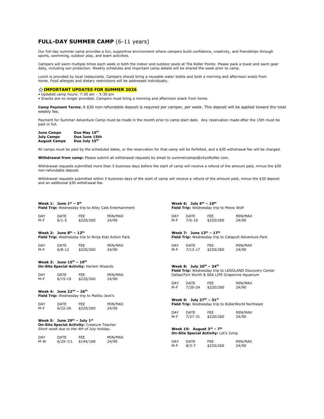 2026 Summer Camp | PDF to Flipbook