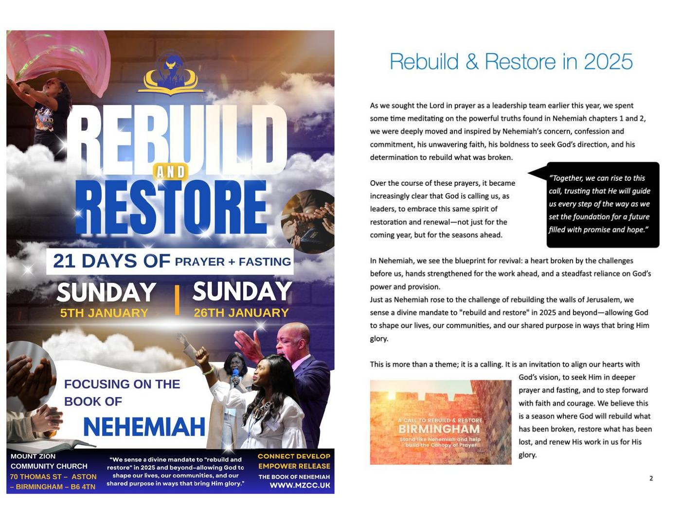 2025 21 Days of Prayer & Fasting Booklet | PDF to Flipbook