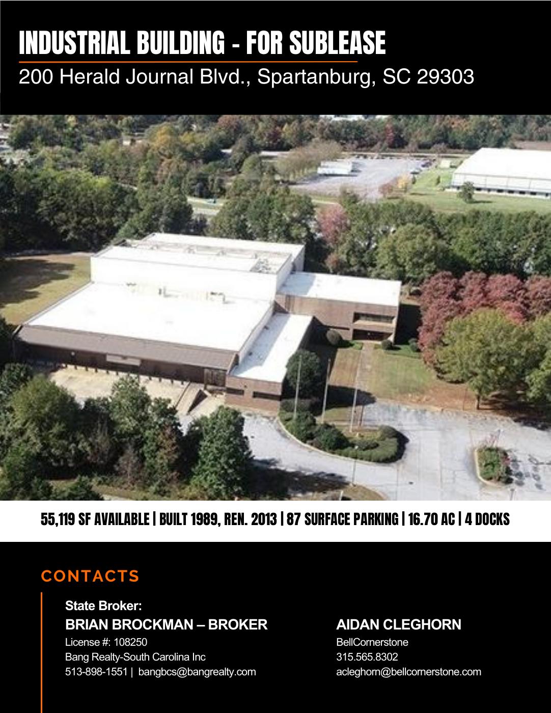 Spartanburg, SC, 200 Herald Journal Boulevard
