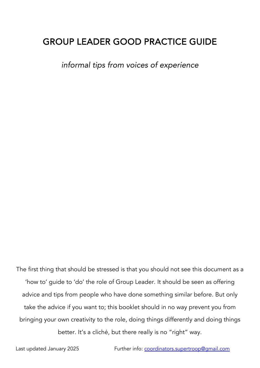 Group Leader Good Practice Guide | PDF to Flipbook