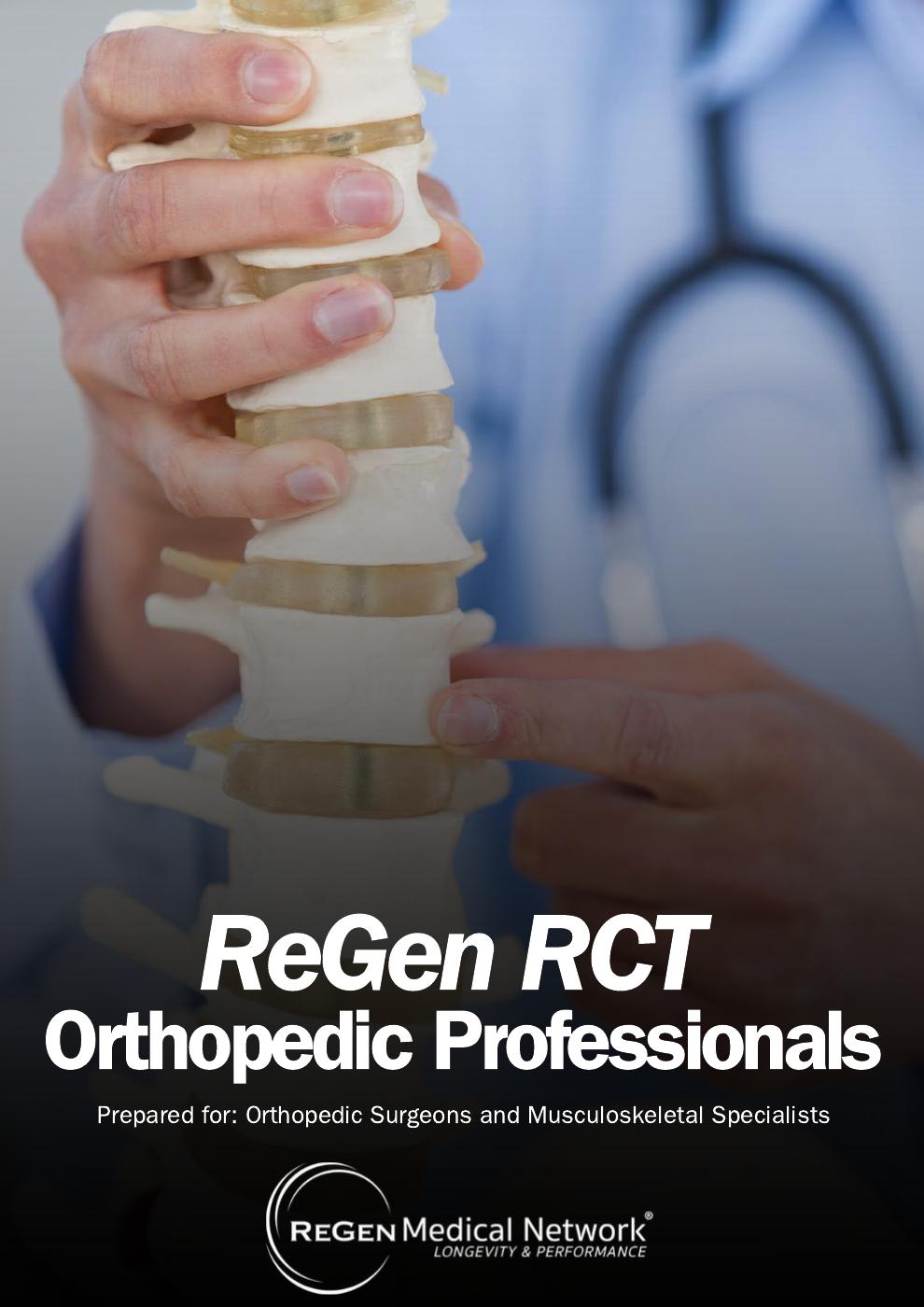 ReGen RCT Report for Orthopedics