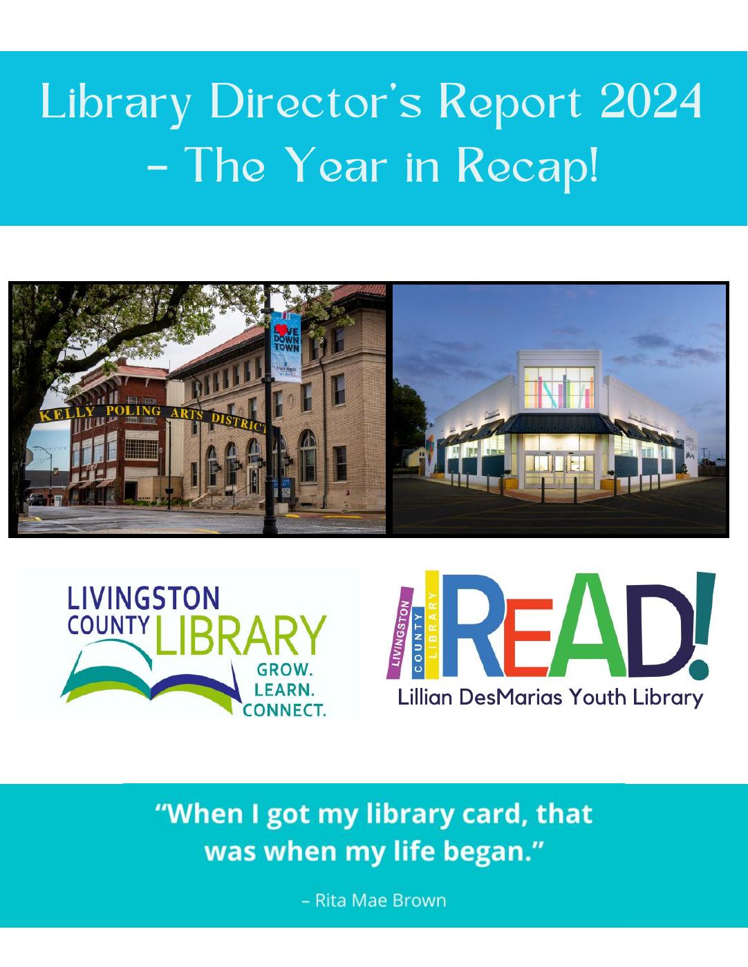 Library Director's Report 2024 | PDF to Flipbook