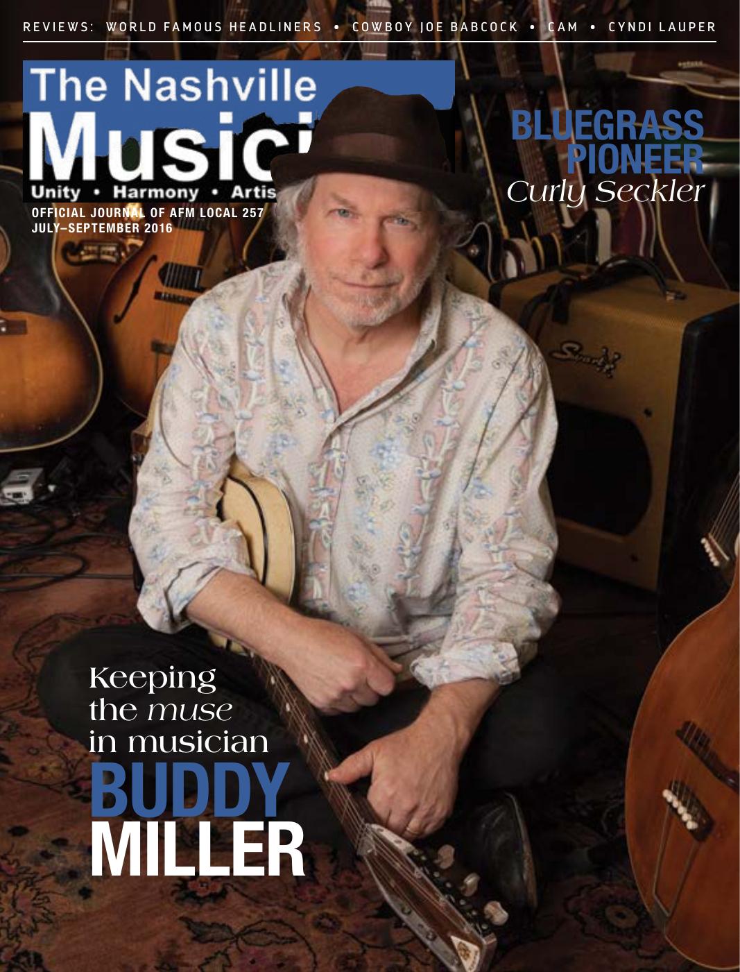 The Nashville Musician—July-September 2016
