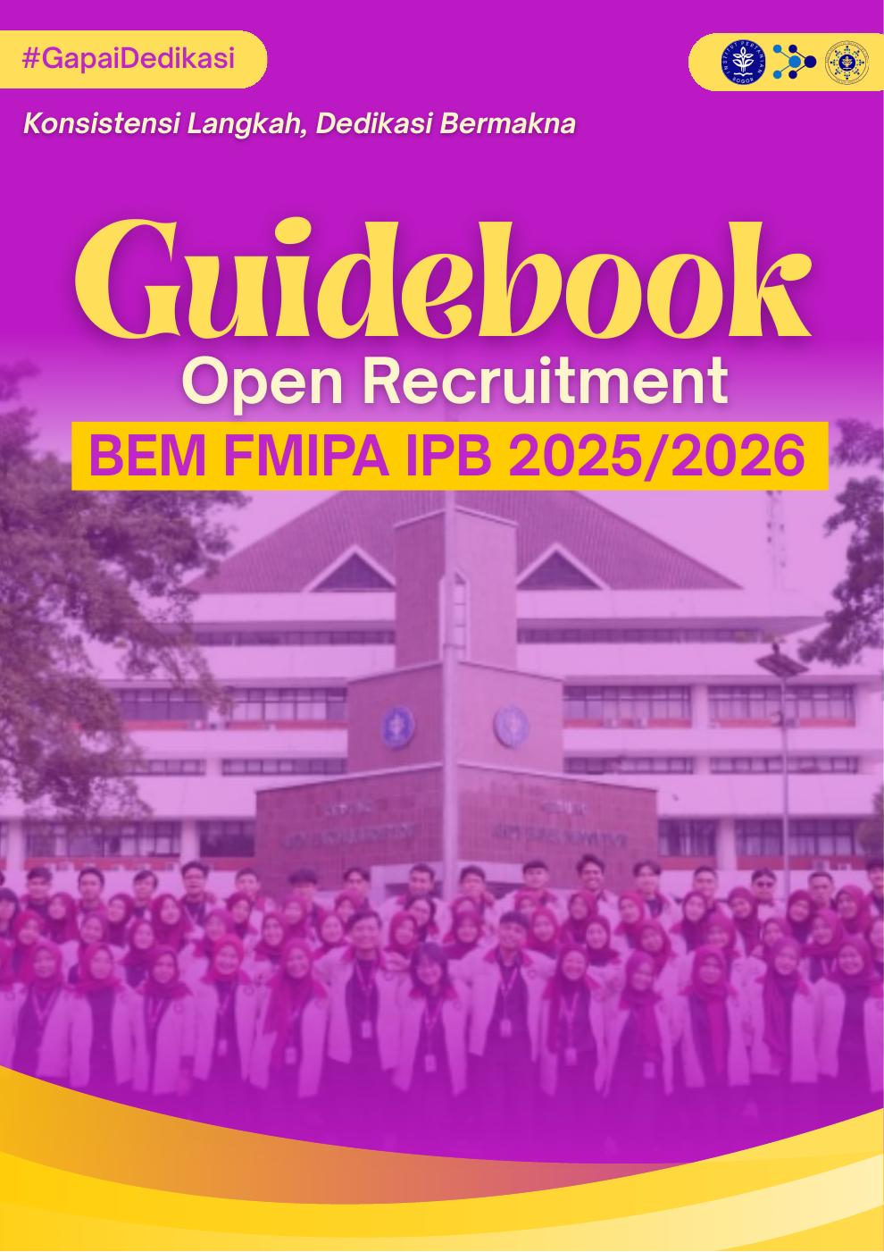 Guidebook Recruitment BEM FMIPA IPB 20252026 | PDF to Flipbook