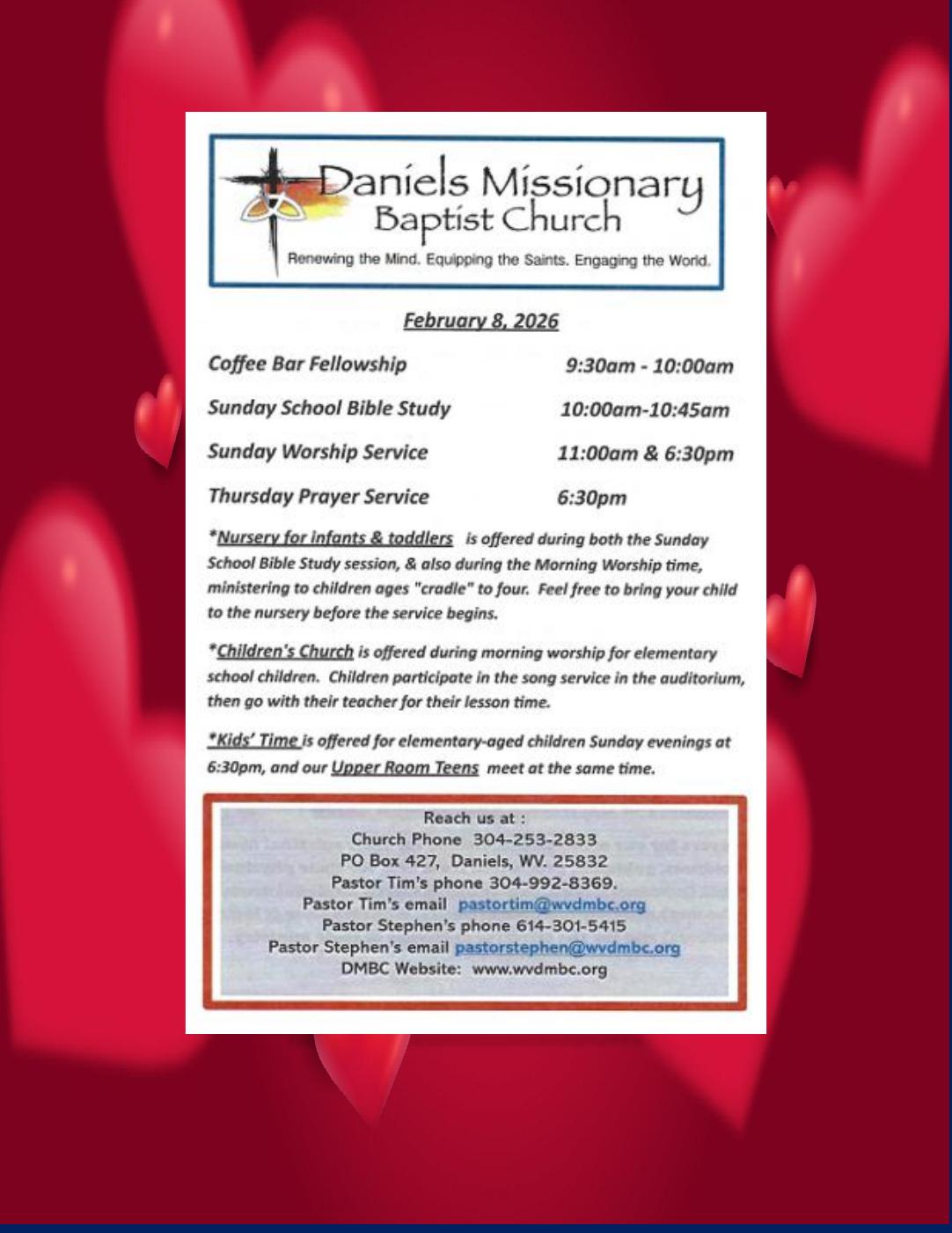 DMBC Bulletin - 02/08/26