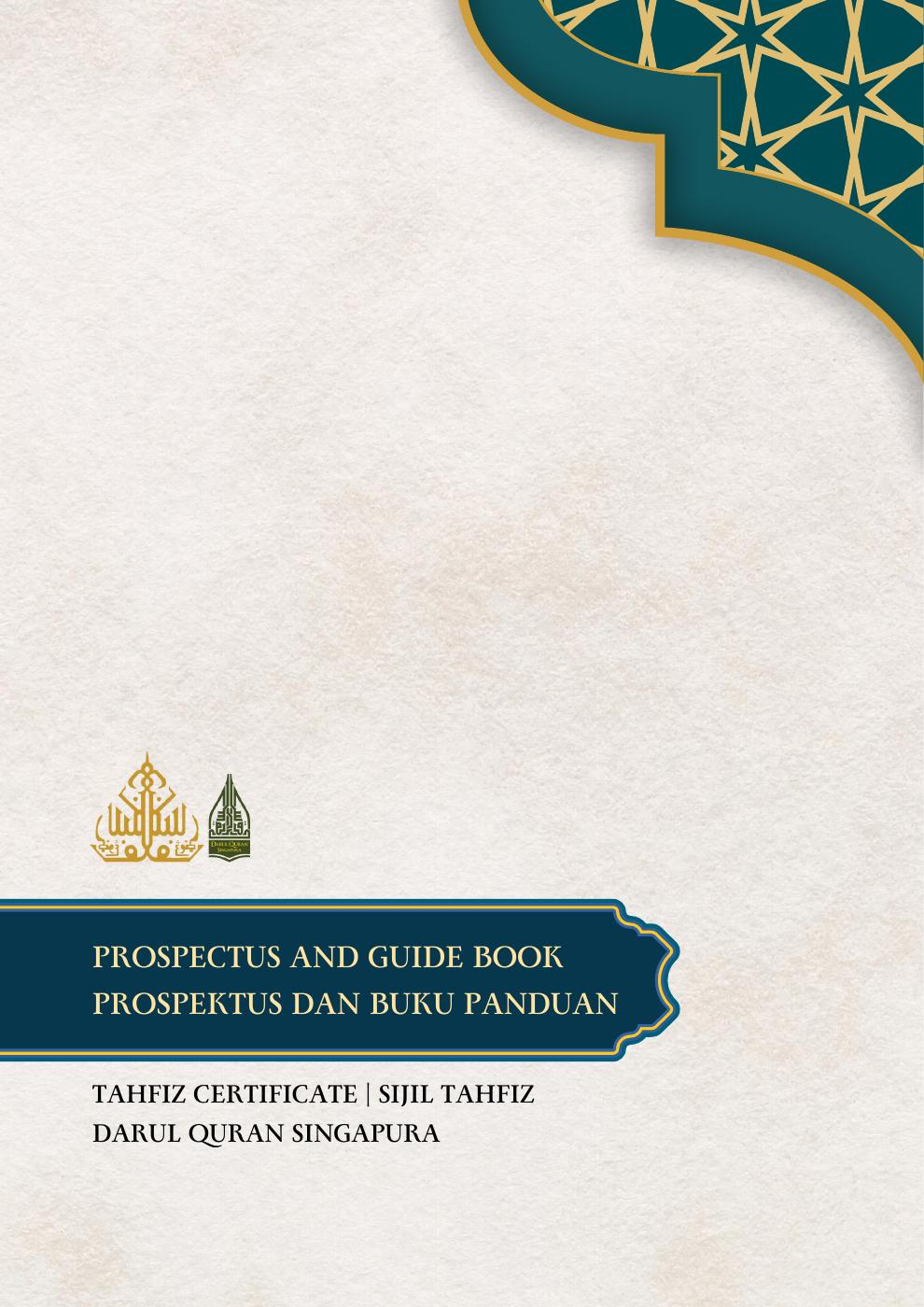 (Upload Website) Guide Book Tahfiz Darul Quran Singapura | PDF to Flipbook