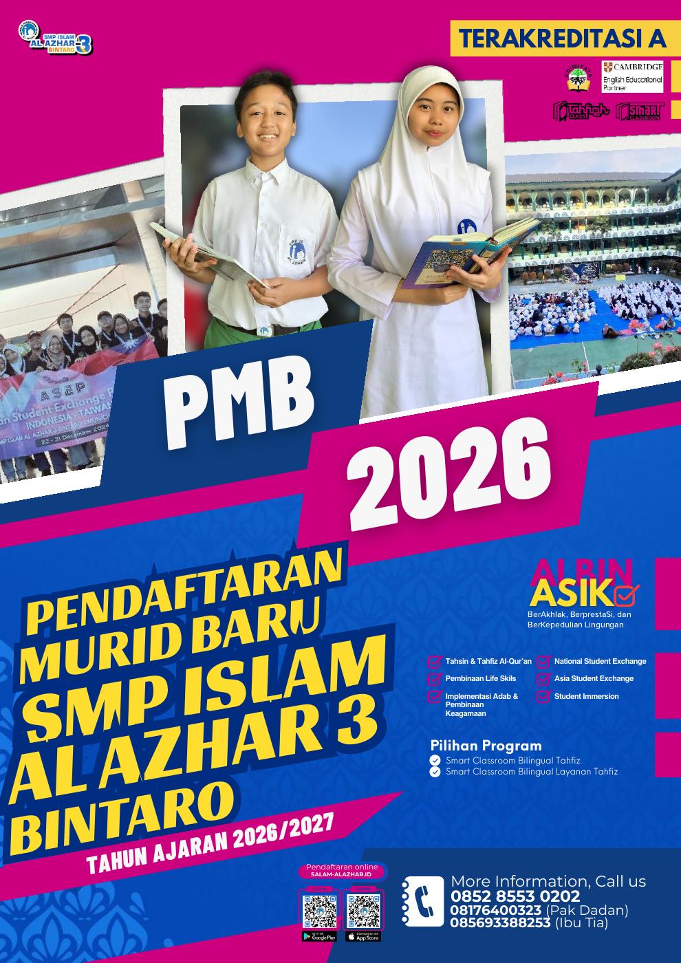 Brosur Digital PMB SMP Islam Al Azhar 3 Bintaro | PDF to Flipbook