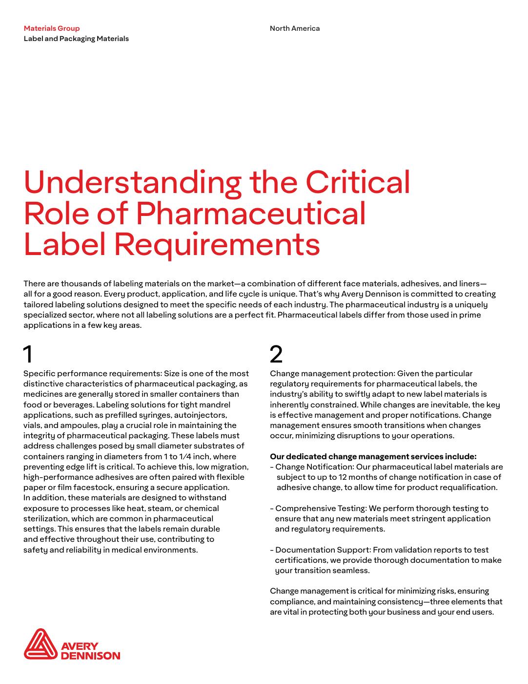 Understanding the Critical Role of Pharmaceutical Label Requirements
