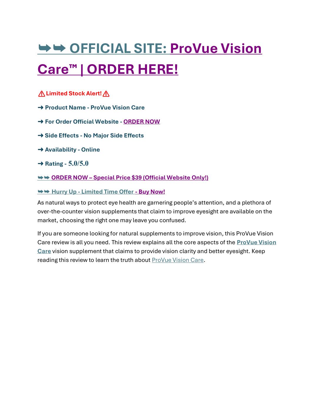 Total Vision Care Reviews
