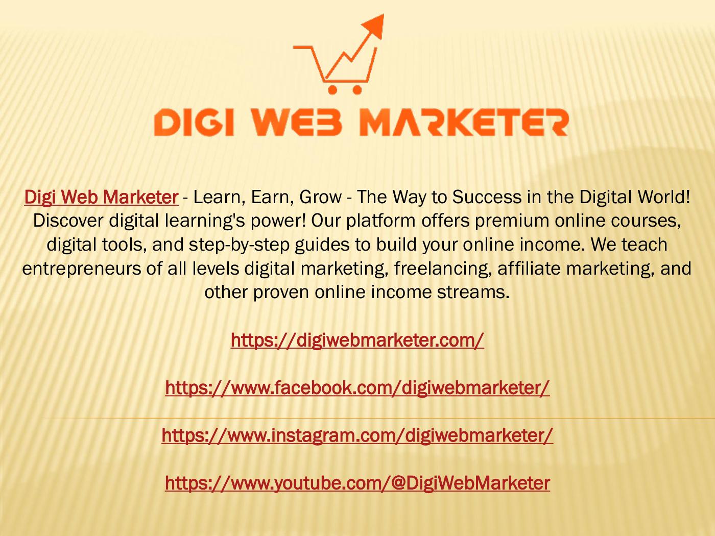 Digi Web Marketer | PDF to Flipbook