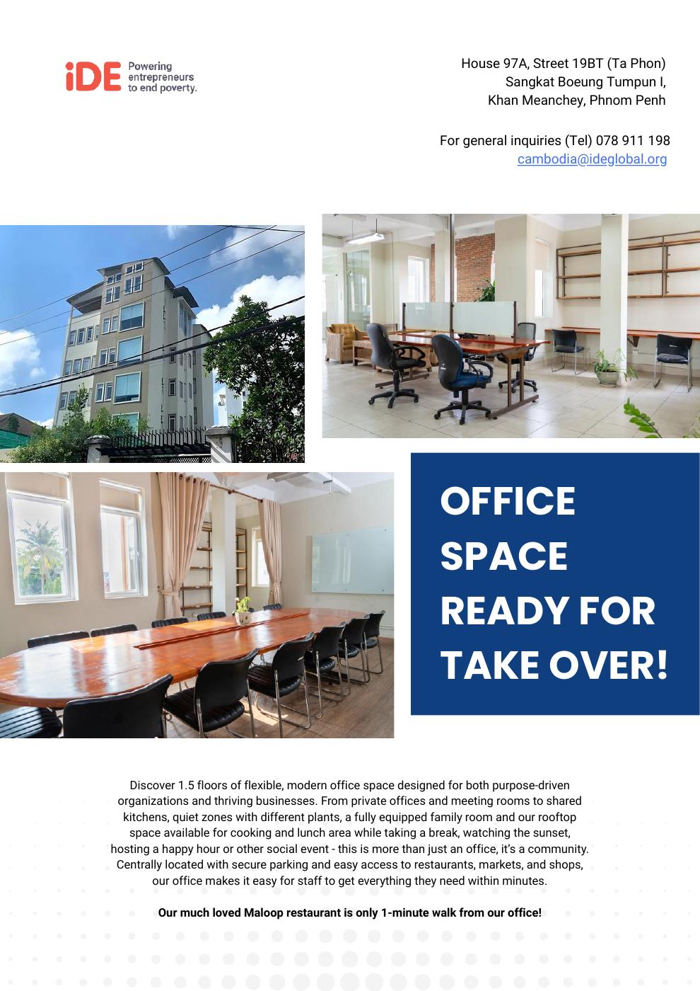 Space for Rental | PDF to Flipbook