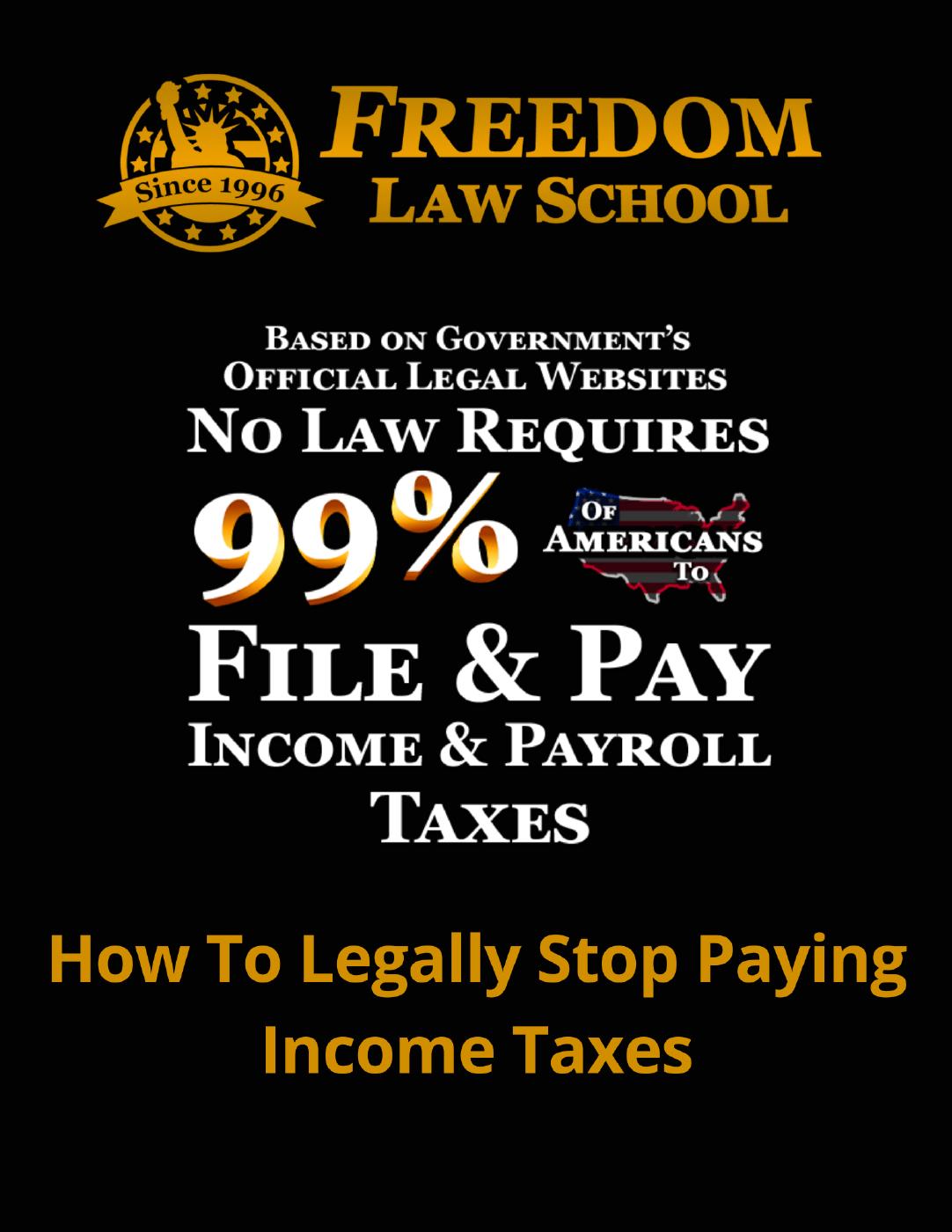 How To Legally Stop Paying Income Taxes | PDF to Flipbook