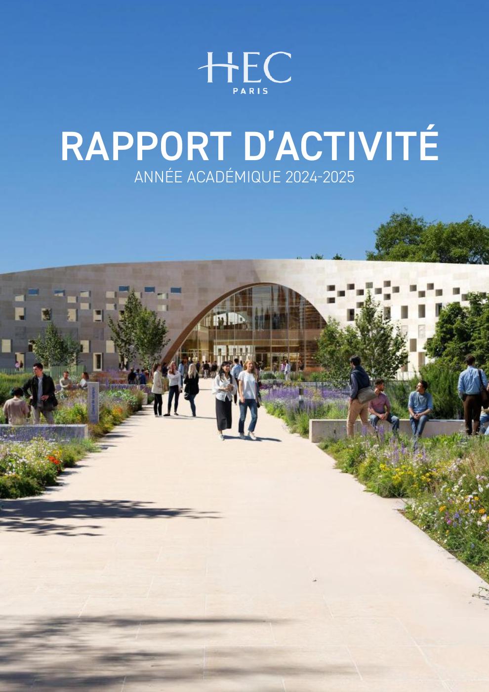Rapport d'activité HEC Paris