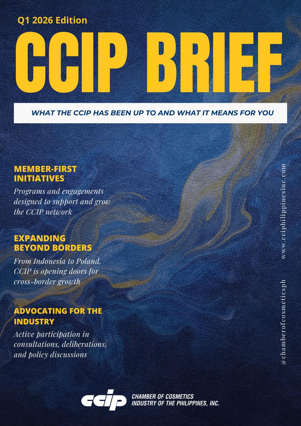 CCIP BRIEF Q1 2026 Edition | PDF to Flipbook