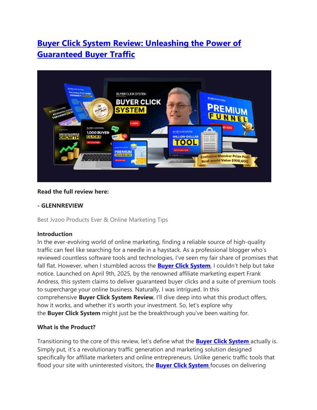 BUYER CLICK SYSTEM | PDF to Flipbook
