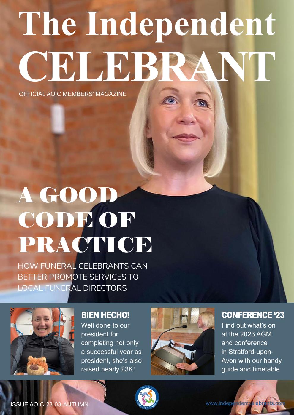 AOIC Members' Magazine Autumn 2023