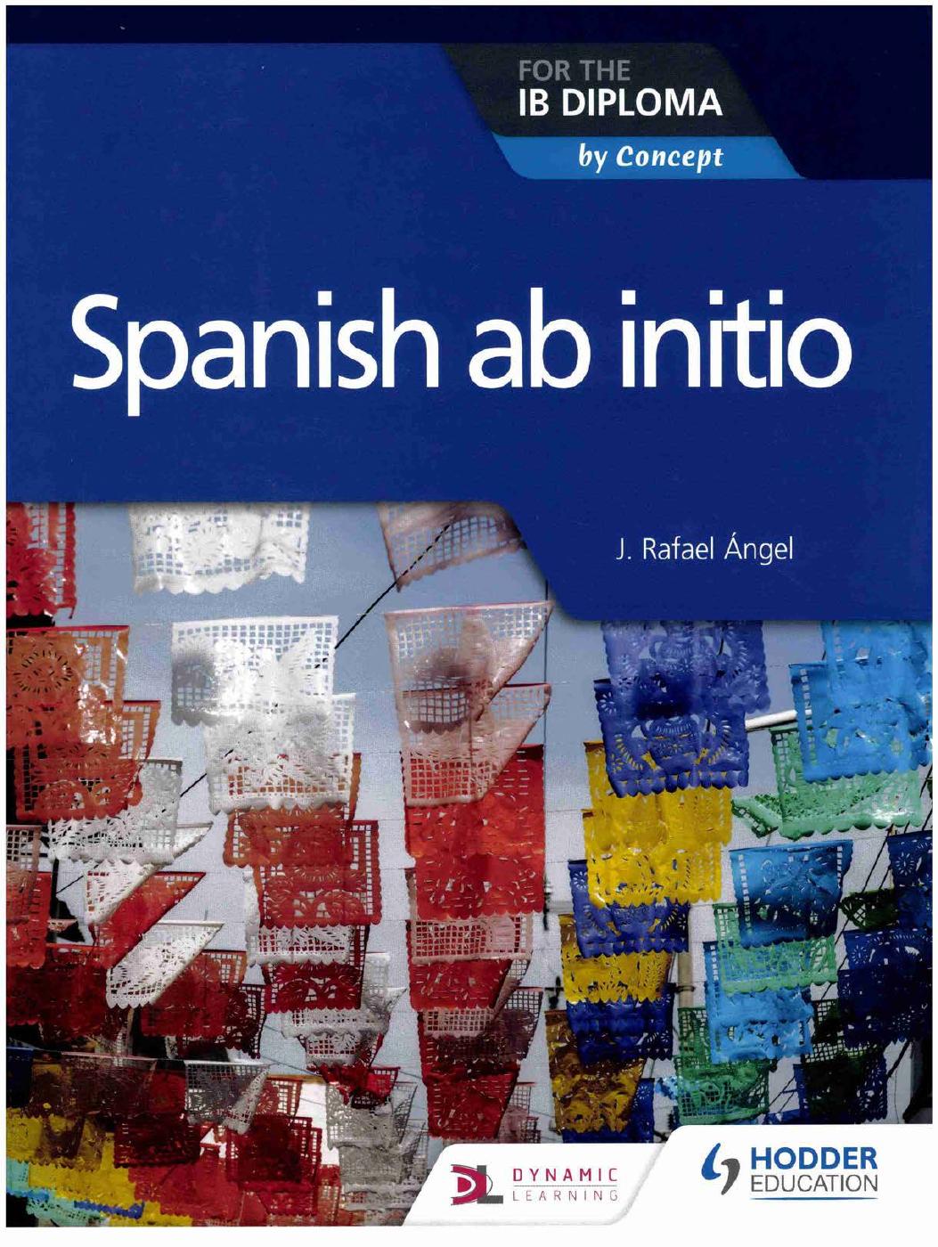 9781510449541 Spanish Ab Initio For The IB Diploma