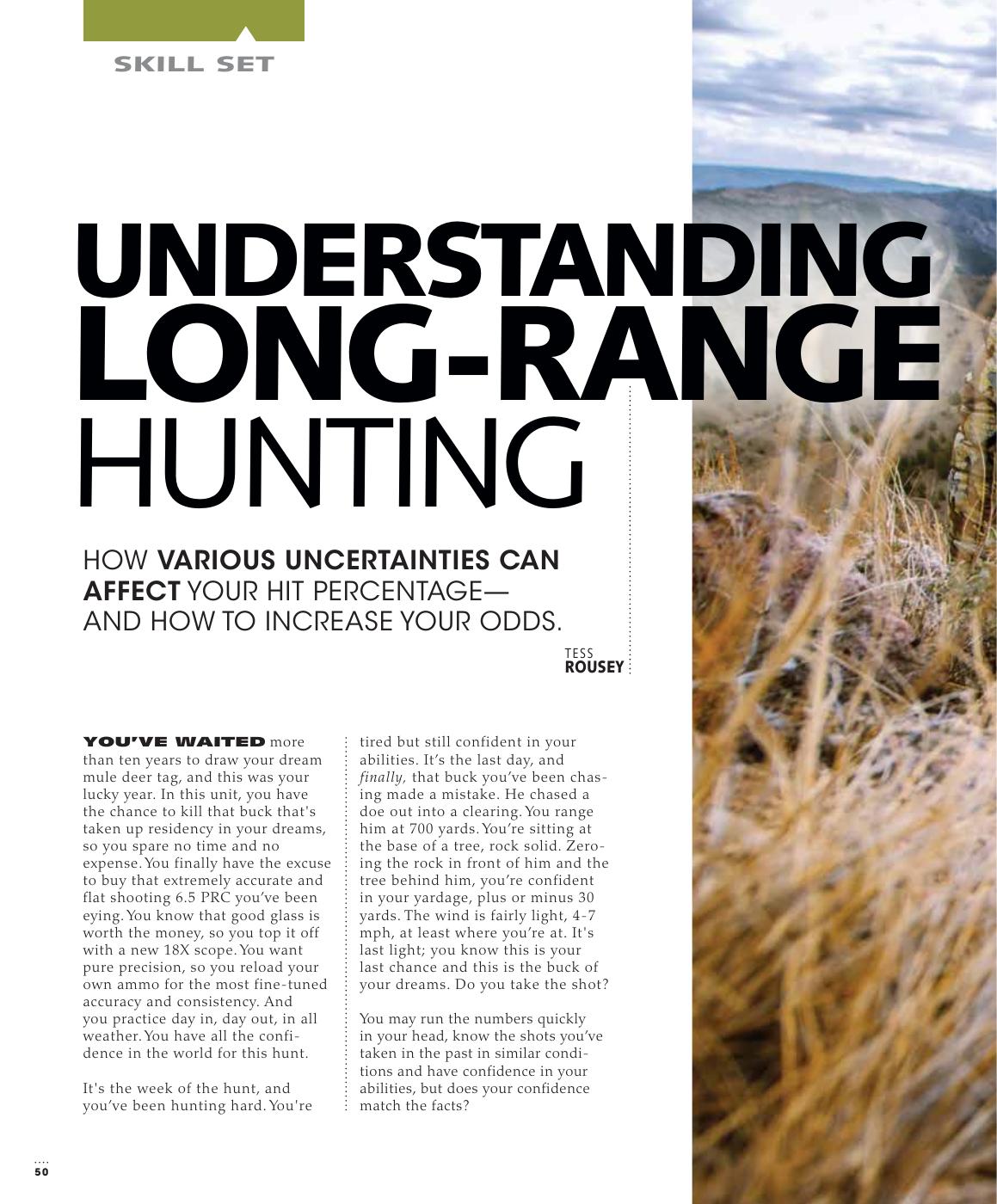 Understanding Long-Range Hunting | PDF to Flipbook