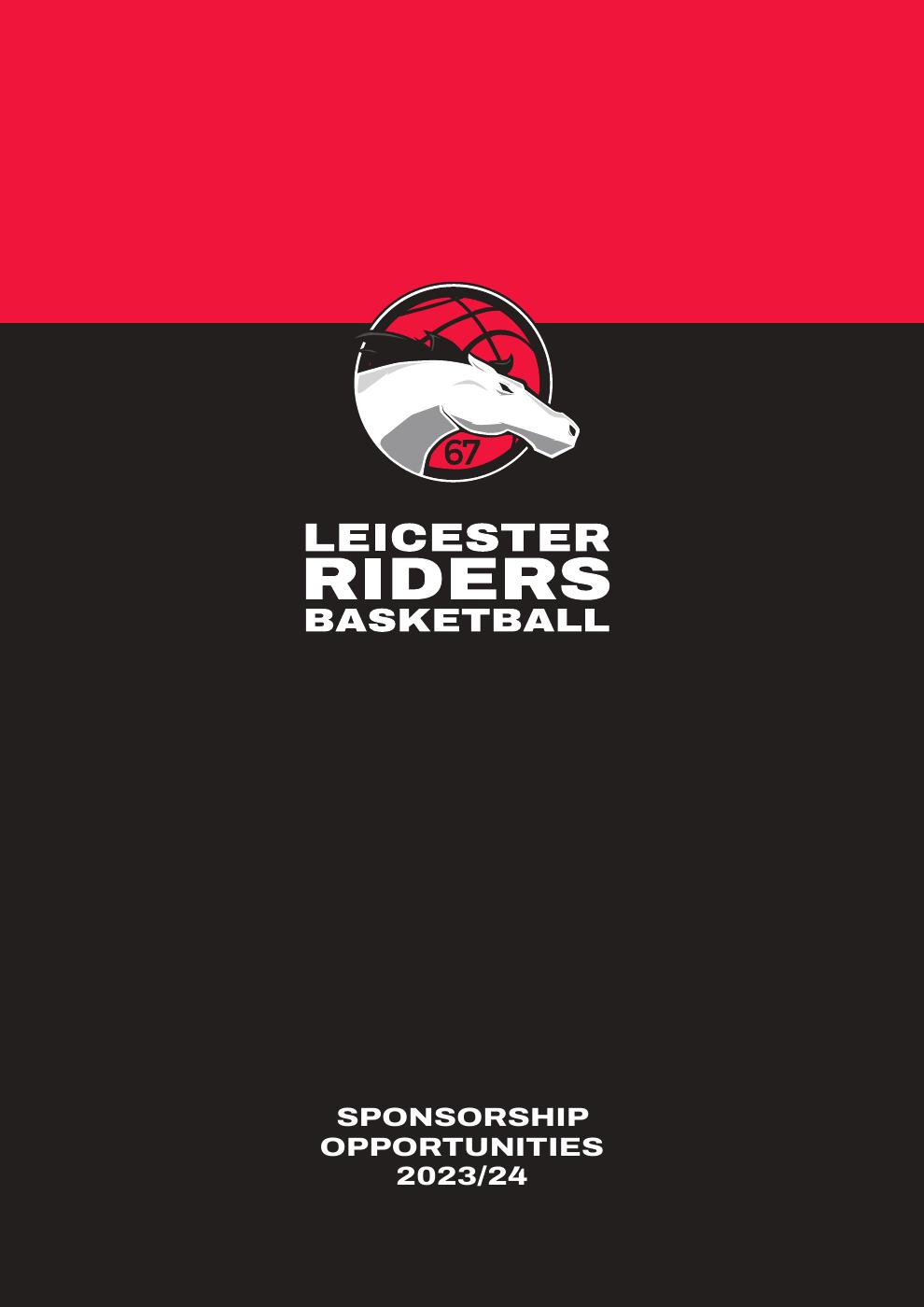 Leicester Riders - Sponsorship 2023-24
