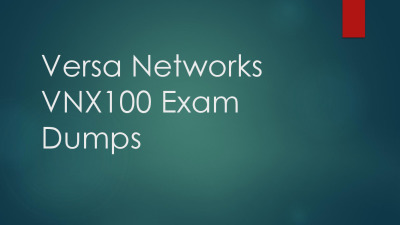 Latest VNX100 Exam Test