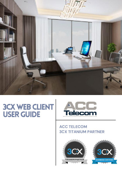 3CX Web Client User Guide Flipbook