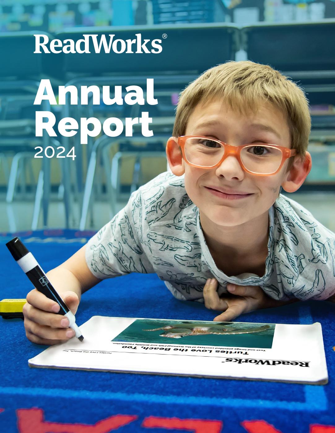 Readworks annual report pdf to flipbook