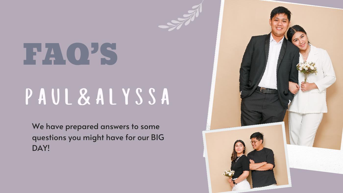 Wedding FAQ's | PDF to Flipbook