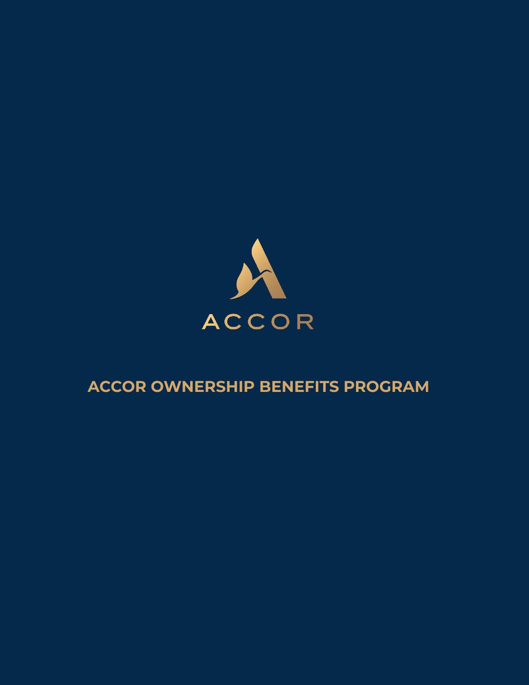 Accor Ownership Benefits Program